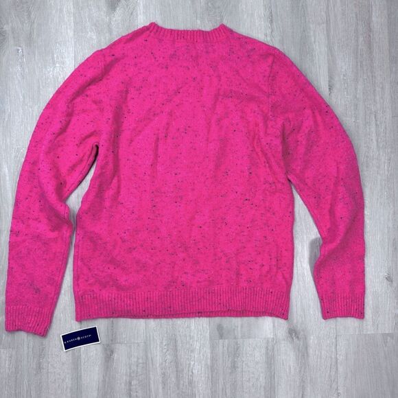 Karen Scott Women's Pink Sequins Holiday Penguin Sweater L - Picture 4 of 4